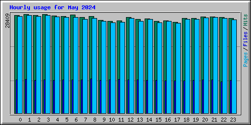 Hourly usage for May 2024